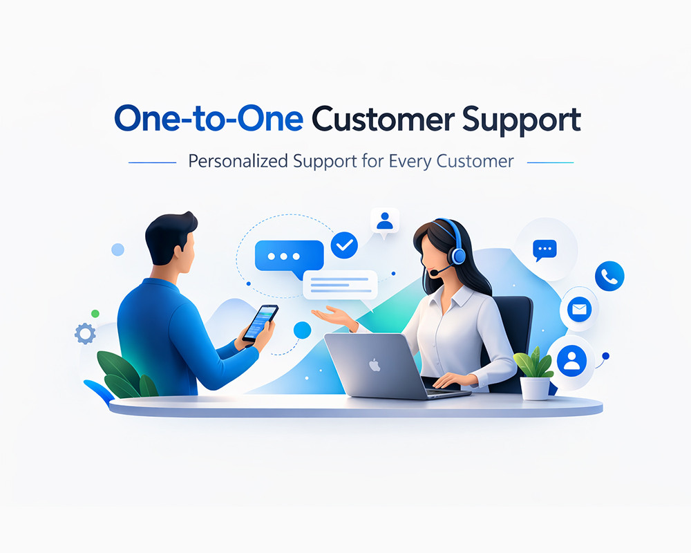 Personalized 1-on-1 Customer Support